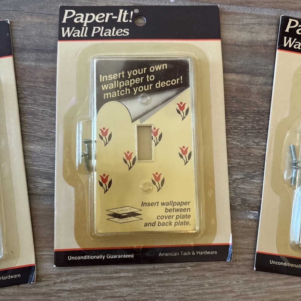 5 Lot Vintage 1990 American Tack & Hardware Co. Custom Photo Light Switch Plate - Picture 5 of 8